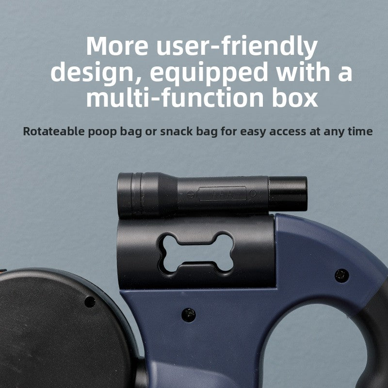 Automatic Retractable Dual Dog Leash