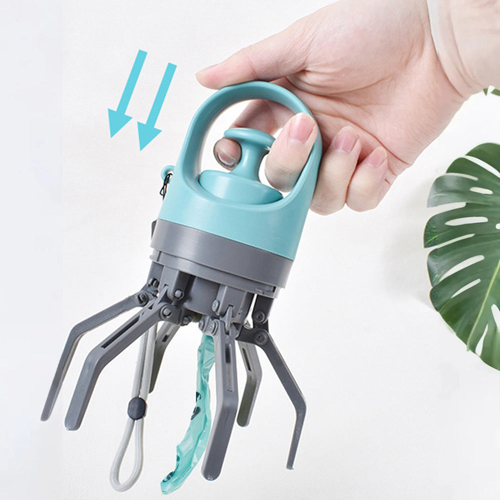 Six-Pronged Dog Poop Scooper Futuristic Design