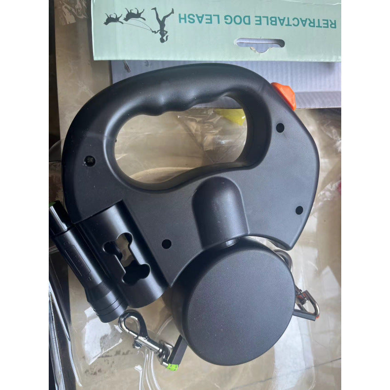 Automatic Retractable Dual Dog Leash