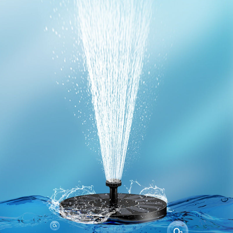 Solar Powered Floating Garden Fountain Bird Bath